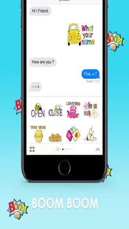 Game screenshot BOOM Stickers for iMessage apk