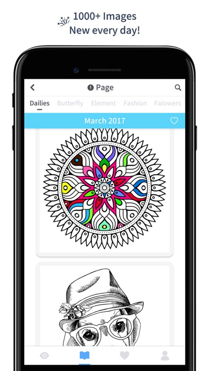 Color Doodle - Adults Coloring Book & Pigment Page screenshot-3