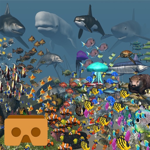 VR Sea Life Aquarium 3D Icon