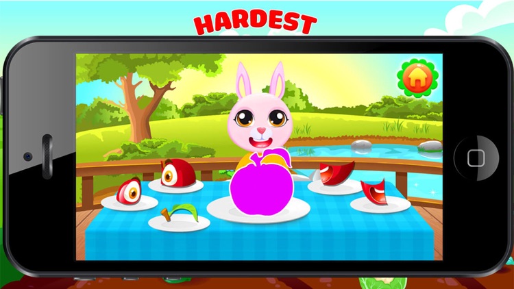Fruits and vegetables jigsaw puzzles game for kids screenshot-3
