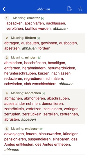 German Synonym Dictionary(圖3)-速報App