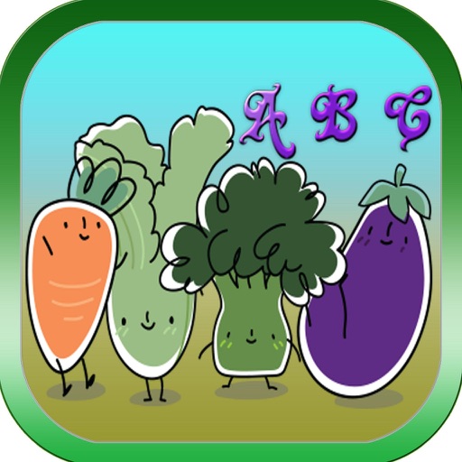 ABC Vegetables Vocabulary Kid Phonics Handwriting icon