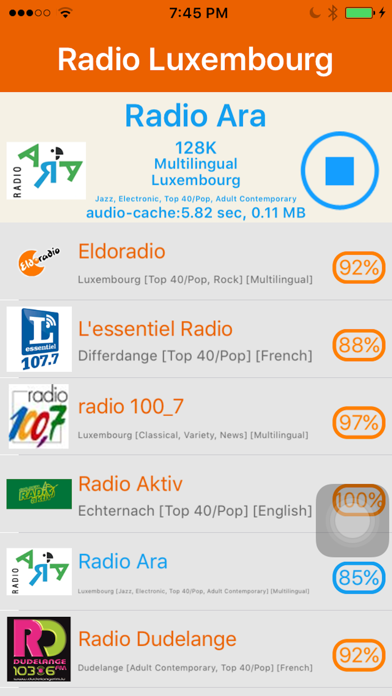 How to cancel & delete Radio Luxembourg - Radio Lëtzebuerg from iphone & ipad 4