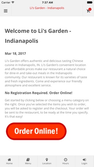 Li's Garden - Indianapolis(圖1)-速報App