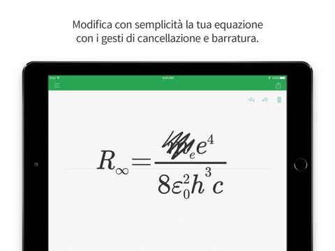 MyScript MathPad screenshot 3