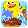 Puzzles Duck And Donut Games Jigsaw For Kids