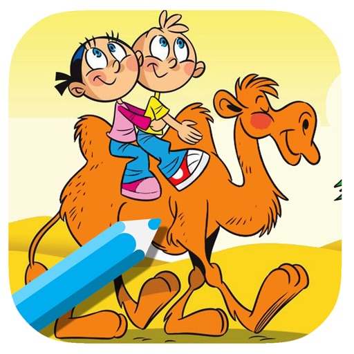 Camel Coloring Book For Kids And Preschool iOS App