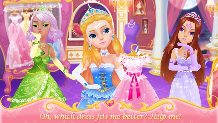 Princess Dancing Party -Girl Makeup, Dressup Games