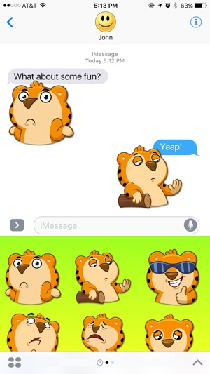 Little Cute Tiger Stickers(圖2)-速報App