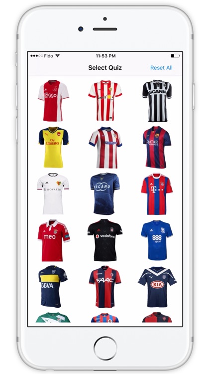 Football Shirts Quiz - Soccer Jersey Quiz