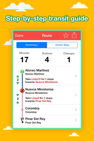 Скриншот из Madrid City Maps - Discover MAD with MRT,Bus,Guide