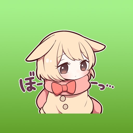 Mimi Bunny Cute Girl Japanese Sticker Vol 3 iOS App