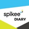 Die Spikee Diary App ermöglicht eine intuitive Erfassung des Tagesablaufs