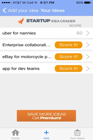 Startup Idea Grader screenshot 4