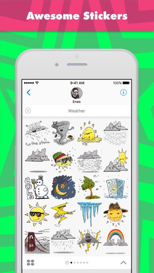 Weather stickers by Enes(圖1)-速報App