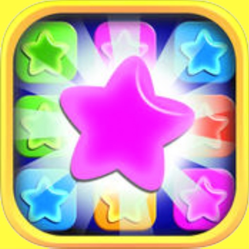 twinkling star fall game - remove all stars Icon