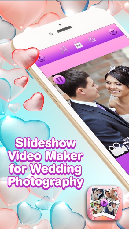 Slideshow Video Maker for Wedding Photography