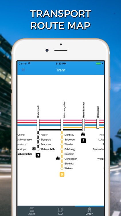 Berne Travel Guide with Offline Street Map screenshot-4