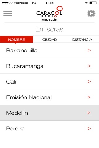 Caracol Radio screenshot 2
