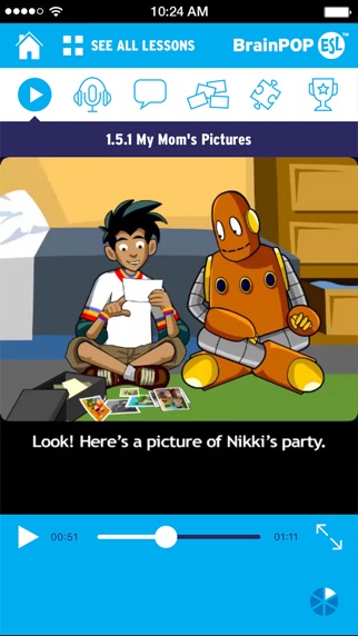 BrainPOP ESLのスクリーンショット3 BrainPOP ESLのスクリーンショット3