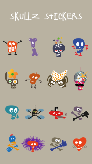 Skullz Stickers(圖1)-速報App