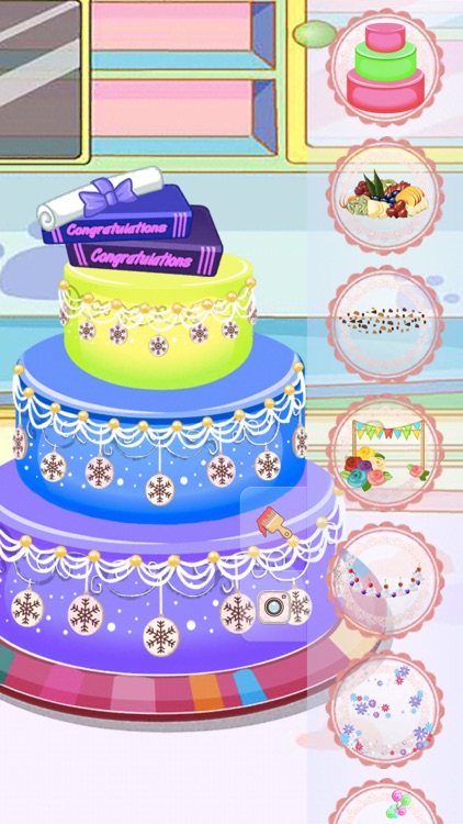 Girl Game－Birthday Cake Decorating screenshot-3