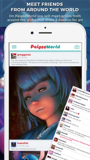 PaigeeWorld - Art Community(圖2)-速報App