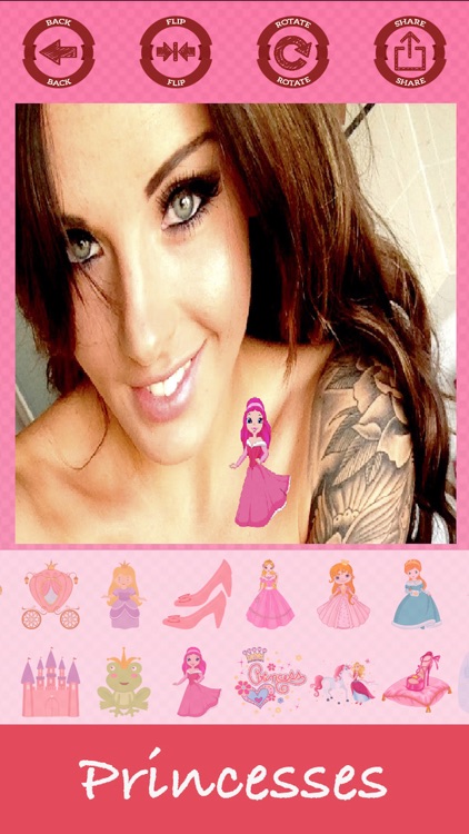 Princesses photo editor sticker maker screenshot-3