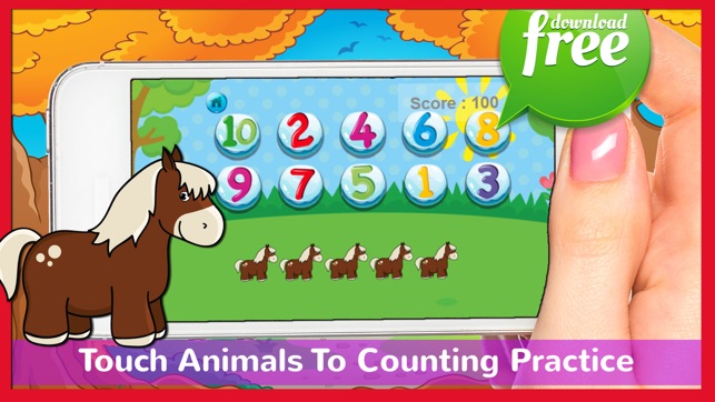 Toddlers Animals Counting Math Games..(圖2)-速報App