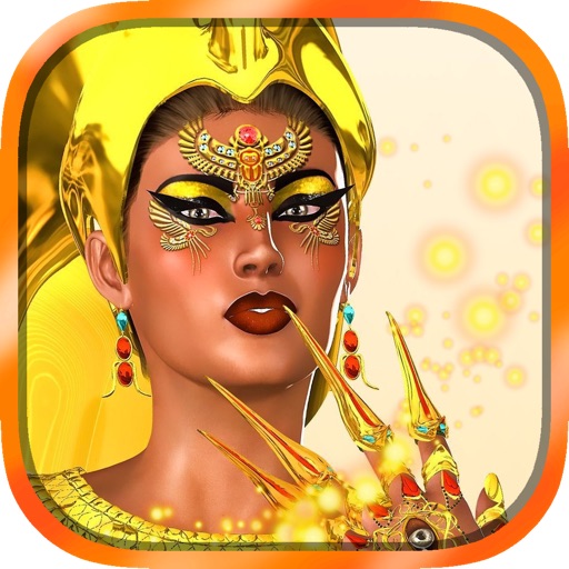 Ancient Egyptian Pharaoh Queen’s Jewels Slots - Vegas Style Casino Slot Machine Game Icon