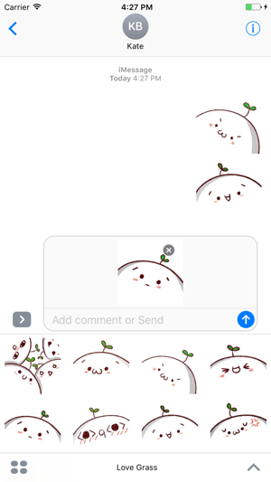 Love Grass - Emoji - Emoticons - Stickers(圖2)-速報App