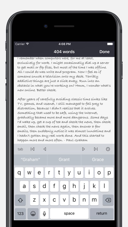 Chapters - Notebooks for Writing screenshot-4