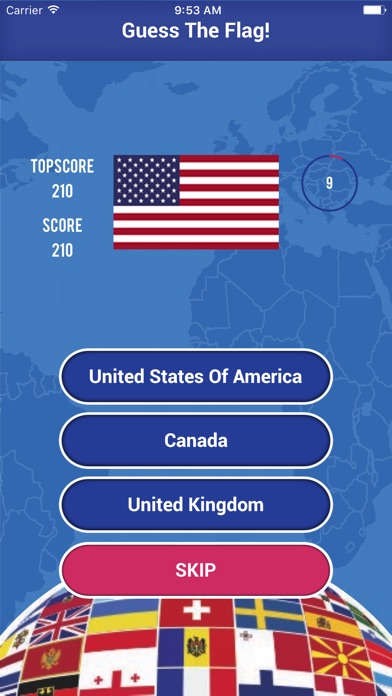 Guess The Flag Quiz of Country 2.0 IOS -