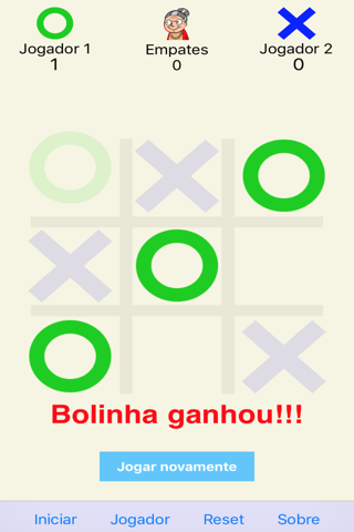 Jogo da velha!!! Deu velha!!! Tic Tac Toe!!! screenshot 2