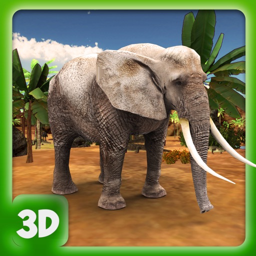 Jungle Wild Elephant Life - Animals Game Icon