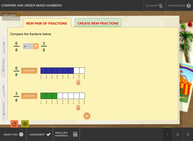 Compare and Order Mixed Numbers screenshot-3