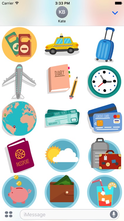 Travel - Stickers Pack for iMessage