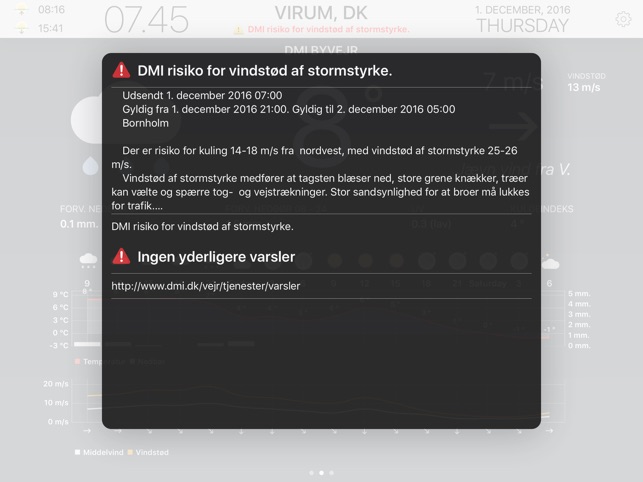 Vejrhanen (Netatmo + DMI Byvejr + Yr)(圖5)-速報App
