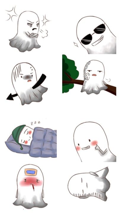 Little Ghost Stickers