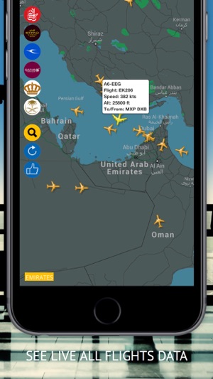 Arab Radar Free : Live Flight Radar & Status(圖2)-速報App