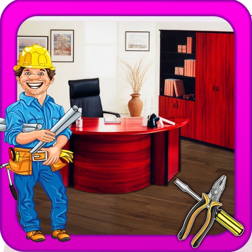 Renovate the Office- Kids cleanup & Builder game icon