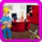 Little builders & repairman, enjoy the best unique office renovate & crazy builder game