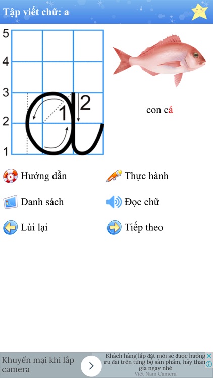 Tập viết Bảng chữ cái