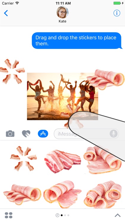 Bacon AF Sticker Pack