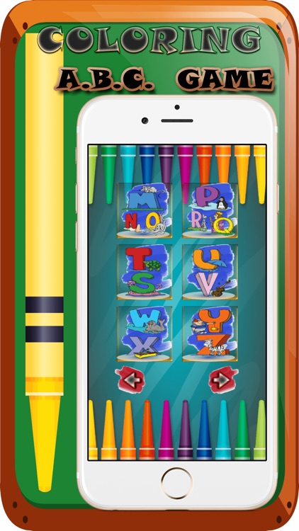 coloring abcd game Fun screenshot-3