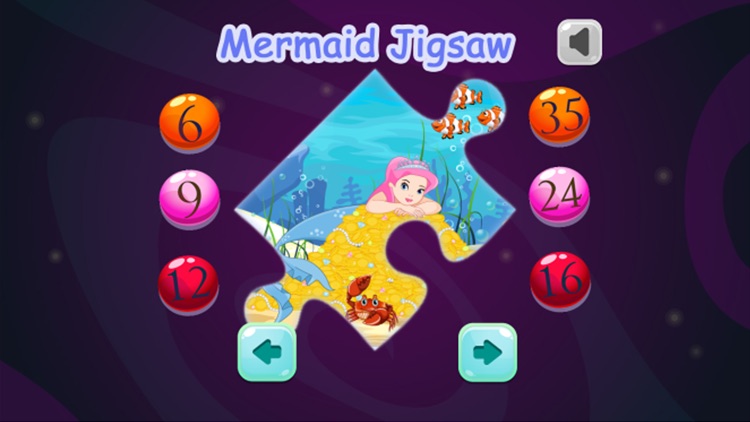 Mermaid Jigsaw Puzzle for Little Toddler Kids