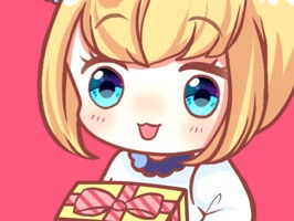 Celebrate Easter with Usagi and her cotton ball rabbit