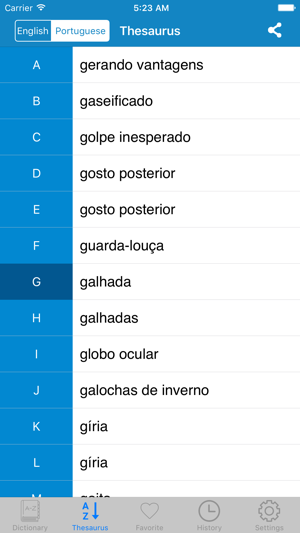 English to Portuguese, Portugues to Eng Dictionary(圖5)-速報App