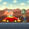 Rally car driving game just drive car to collect coin to unlock new car and new world , hit zombie for point