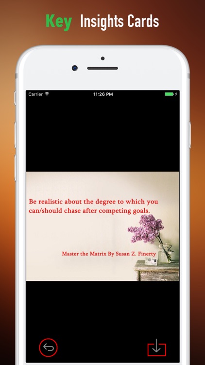 Quick Wisdom from Master the Matrix-Key Insights screenshot-3